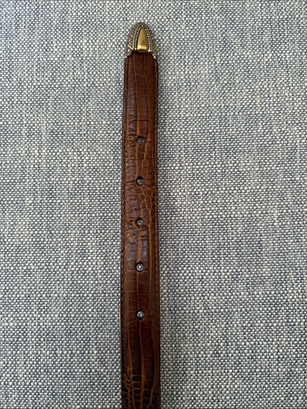 Brighton embossed leather